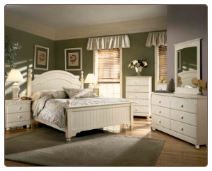 Cream Cottage - Full Panel Bedroom Set	 (B213)