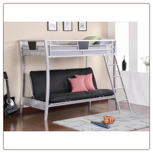 Twin-over-Full Contemporary Bunk Bed
