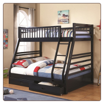 Vincent Twin Over Full Bunk Bed - Coaster 460181