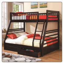 Vincent Twin Over Full Bunk Bed - Coaster 460184