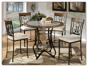 5 Pc. Counter High Dining Set D314-13-5PC Hopestand