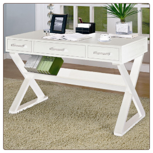 Computer Desk in White  finish by Coaster