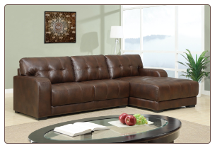 U11927 Global Furniture USA Brown Sectional