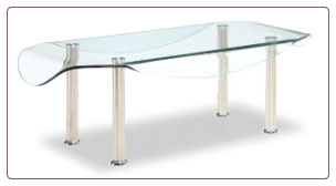 Coffee Table - Clear Glass - - Global Furniture USA(CB020)