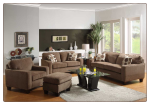 Contemporary Living Room Set  'Newbury' Collection by Homelegance.