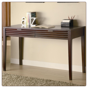 Hermann Transitional Table Desk with Drawers by Coaster