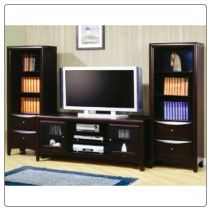Madison - Coaster TV Stand and Media Tower Wall Unit by Coaster