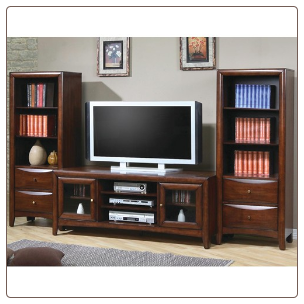 Madison - Coaster TV Stand and Media Tower Wall Unit by Coaster