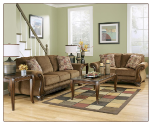 Montgomery - Mocha Living Room Set Signature Design by Ashley Furniture