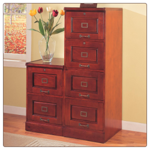 Palmetto Cherry File Cabinet with 2 Drawers by Coaster