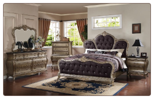 Roma - Elegant Solid Wood Traditional Bedroom Set by Empire Furniture Design