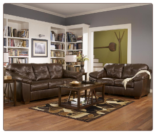 San Lucas - Harness  Leather Leaving Room Set Signature Design by Ashley Furniture