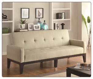 Coaster Furniture 300226 Sofa Beds Tufted Sofa Bed with Track Arms