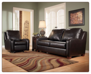 Meagan - Chocolate Leaving Room Set Signature Design by Ashley Furniture