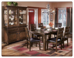 Larchmont  - Old World Styled Dining Room Set Signature Design by Ashley Furniture
