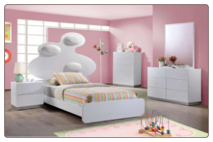 Global Furniture USA Lola Platform Bedroom SET