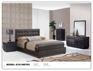 Global Furniture USA Metro Platform Bedroom Collection
